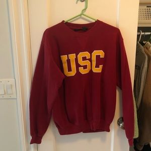 USC red sweatshirt / unisex size S / great condition / yellow letters
